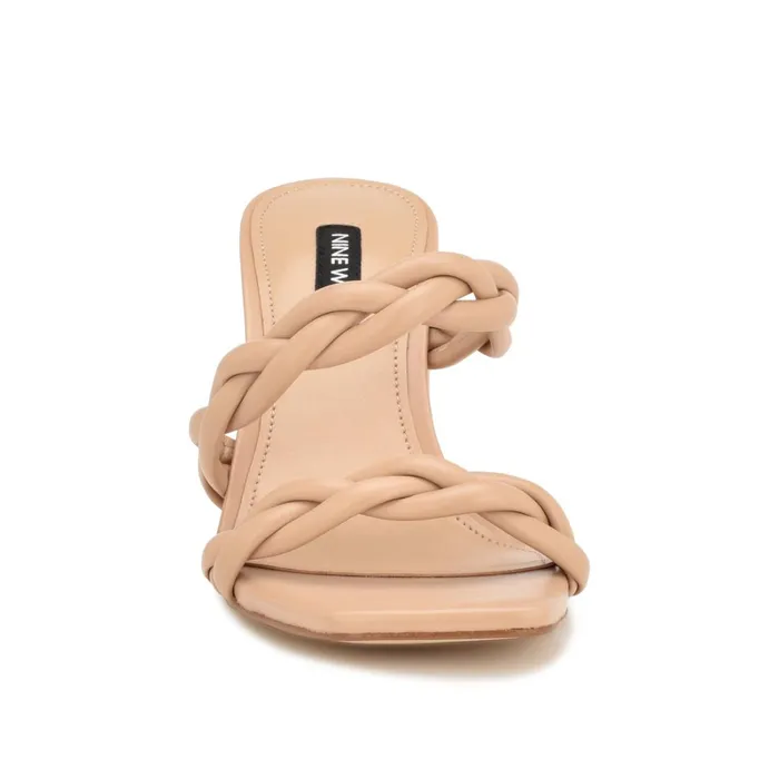 Garita Block Heel Sandals Warm Blush Women Nine West Heeled Garita Block Heel Sandals Warm Blush Women Nine West Heeled