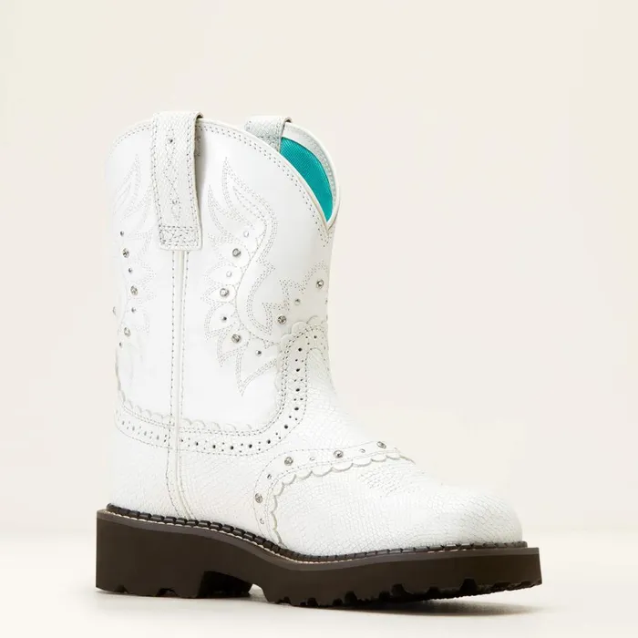 Gembaby Western Boot White Snake Emboss Women Ariat Western Boots Gembaby Western Boot White Snake Emboss Women Ariat Western Boots