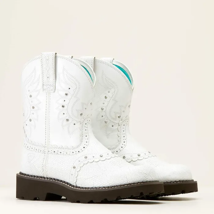 Gembaby Western Boot White Snake Emboss Women Ariat Western Boots Gembaby Western Boot White Snake Emboss Women Ariat Western Boots