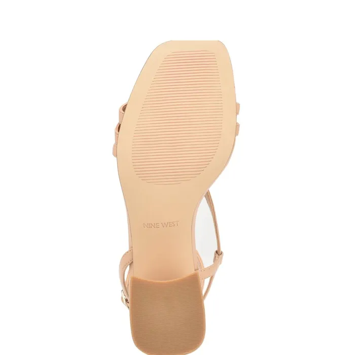 Georga Block Heel Sandals Warm Blush Women Nine West Dress Georga Block Heel Sandals Warm Blush Women Nine West Dress