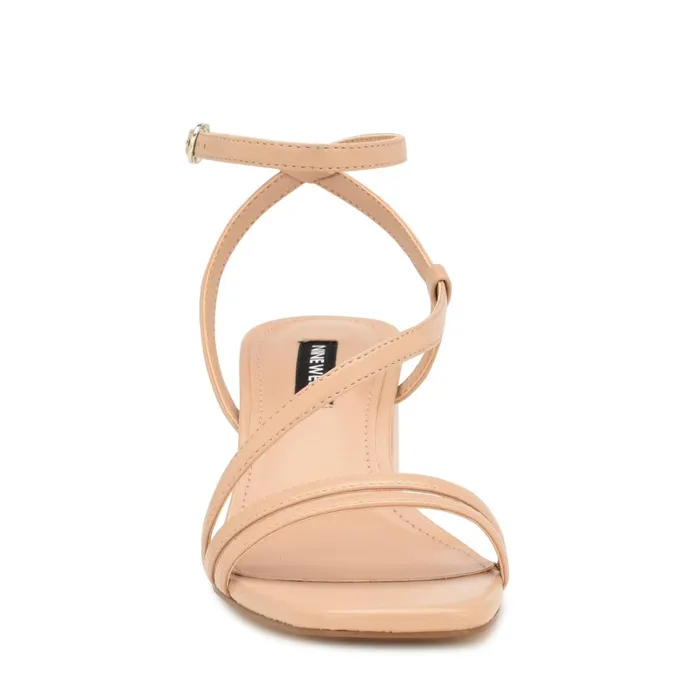 Georga Block Heel Sandals Warm Blush Women Nine West Low Heel Georga Block Heel Sandals Warm Blush Women Nine West Low Heel