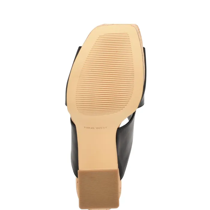 Girlz Platform Sandals Black Natural Women Nine West Heeled Girlz Platform Sandals Black Natural Women Nine West Heeled