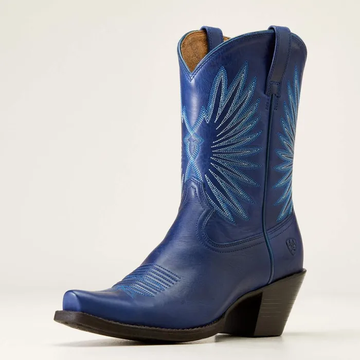 Goldie Western Boot Bellbottom Blue Women Ariat Western Boots
