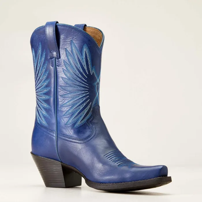 Goldie Western Boot Bellbottom Blue Women Ariat Western Boots Goldie Western Boot Bellbottom Blue Women Ariat Western Boots