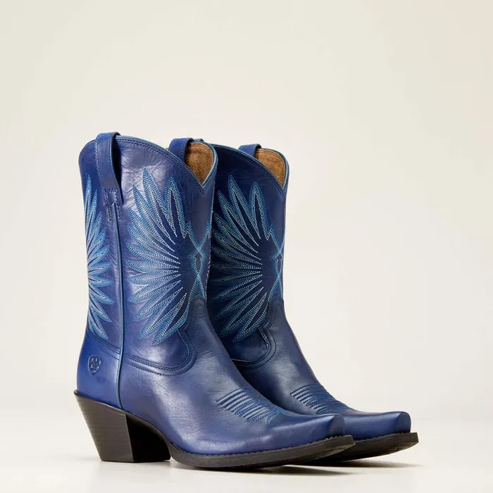 Goldie Western Boot Bellbottom Blue Women Ariat Western Boots Goldie Western Boot Bellbottom Blue Women Ariat Western Boots