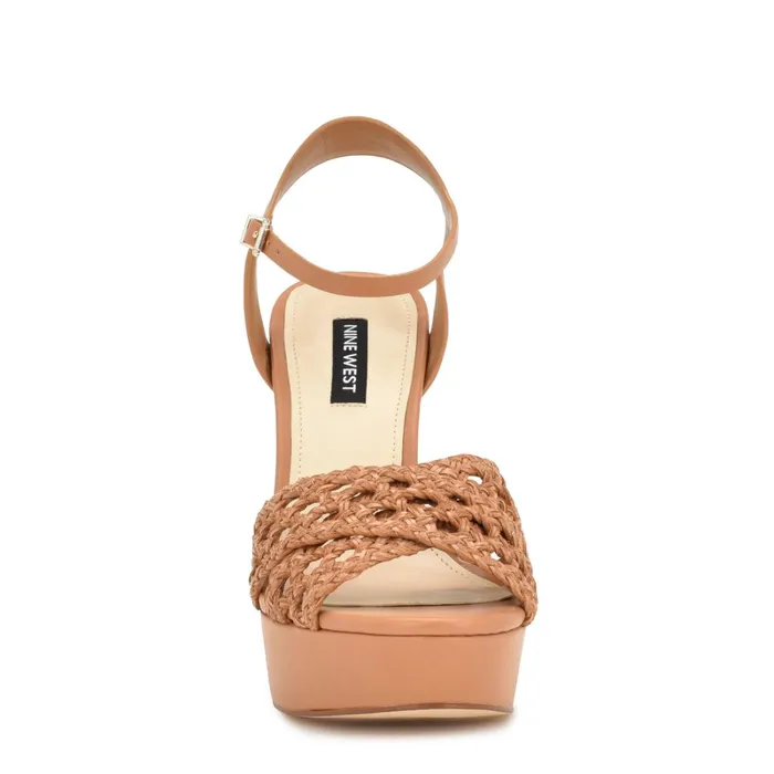 Grecia Platform Sandals Medium Natural Women Nine West Sandals Grecia Platform Sandals Medium Natural Women Nine West Sandals
