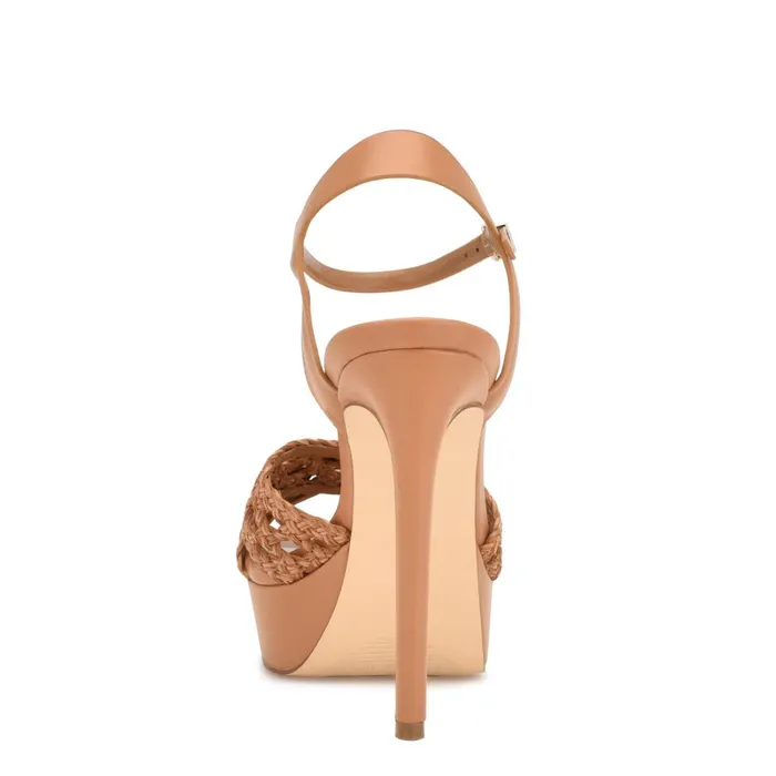 Grecia Platform Sandals Medium Natural Women Nine West Sandals Grecia Platform Sandals Medium Natural Women Nine West Sandals