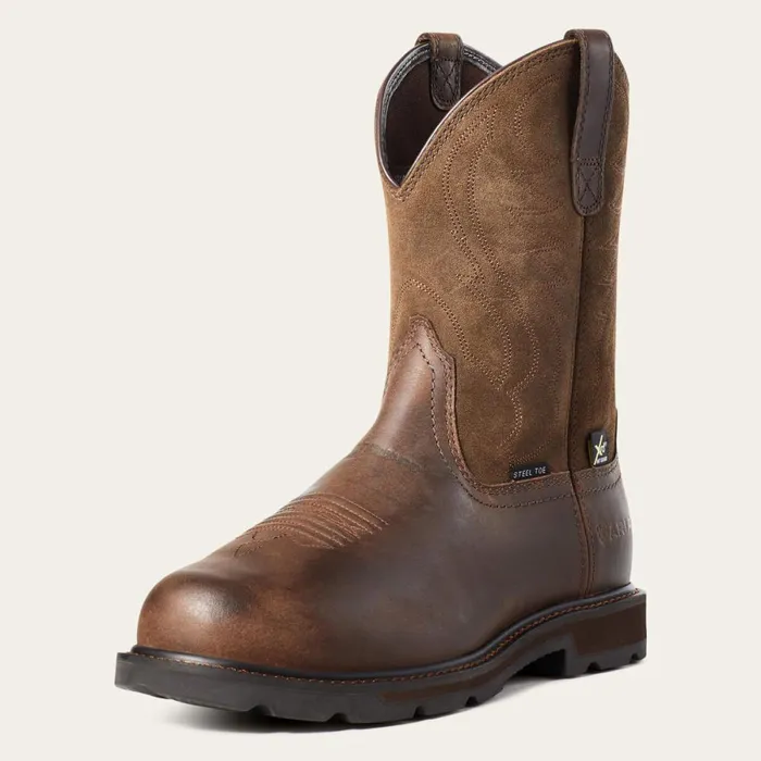 Groundbreaker MetGuard Steel Toe Work Boot Brown Men Ariat Work Boots