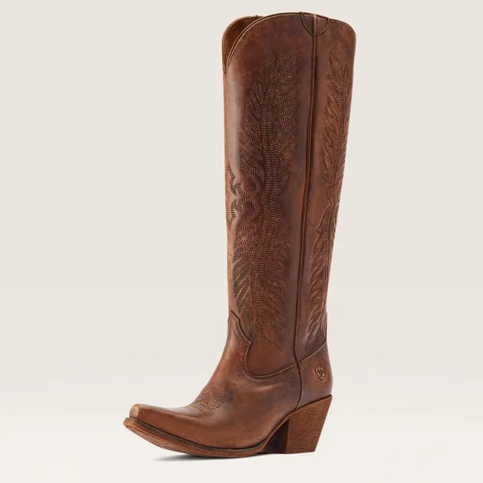 Guinevere Western Boot Naturally Distressed Allegro Women Ariat Western Boots