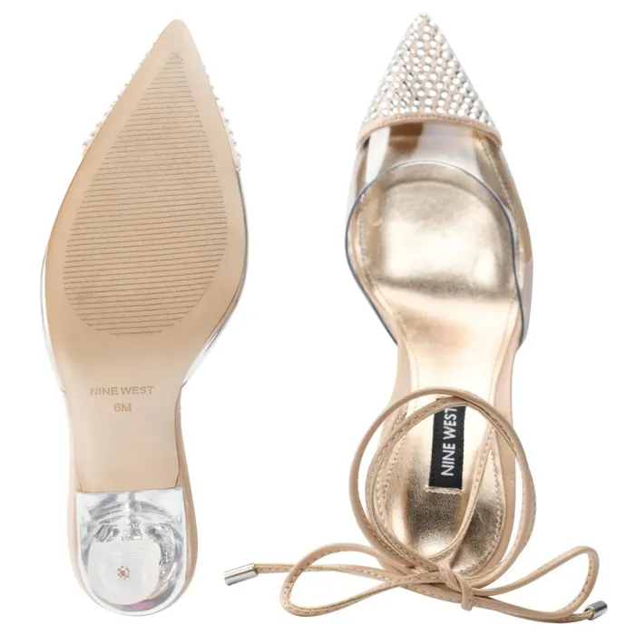 Haina Ankle Wraps Pumps Pinkclear Women Nine West Pumps Haina Ankle Wraps Pumps Pinkclear Women Nine West Pumps