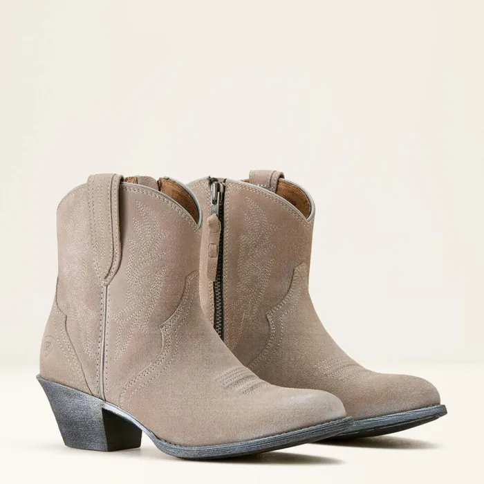 Harlan Western Boot Granite Grey Suede Women Ariat Western Boots Harlan Western Boot Granite Grey Suede Women Ariat Western Boots