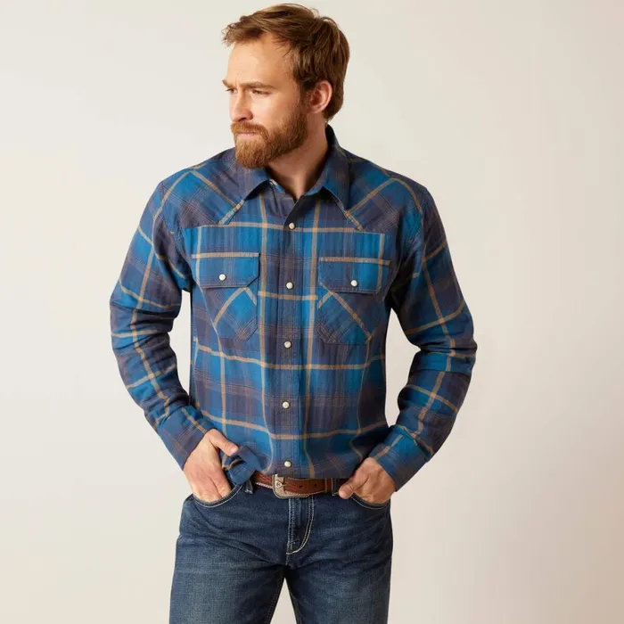 Harland Retro Fit Shirt Moon Howl Men Ariat Button Down Shirts