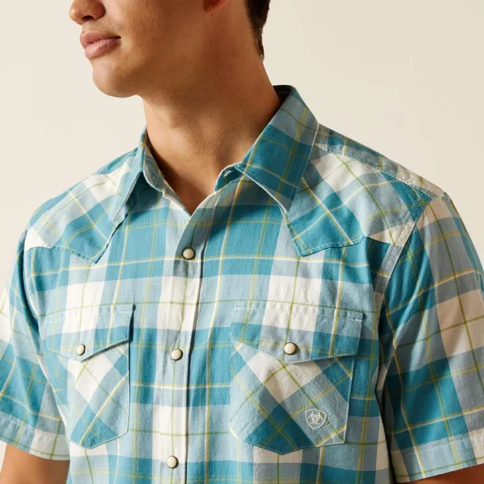 Harry Retro Fit Shirt Gasoline Men Ariat Button Down Shirts