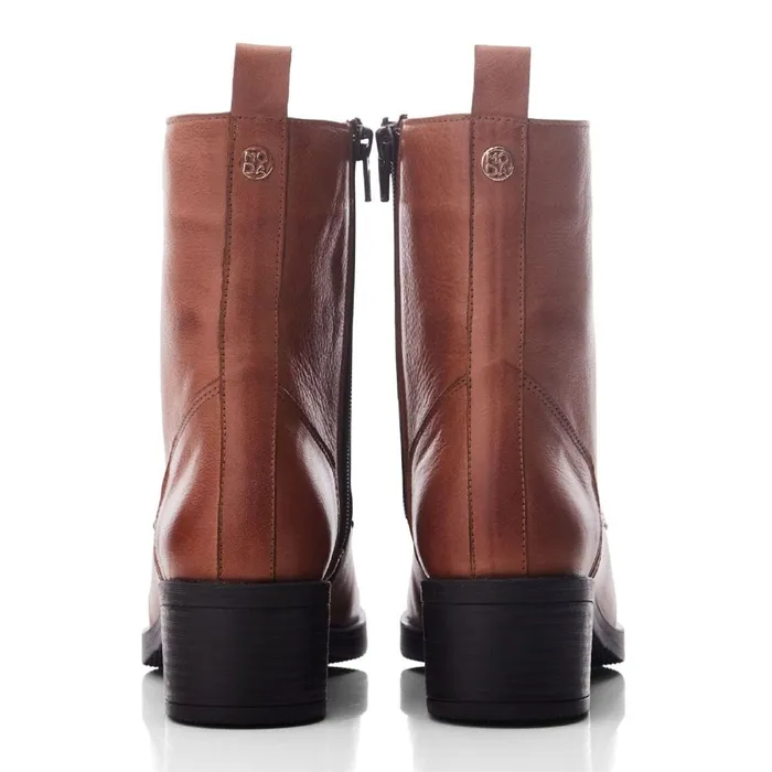 Heeled And Wedge Boots Women Moda In Pelle Calia Tan Leather Heeled And Wedge Boots Women Moda In Pelle Calia Tan Leather