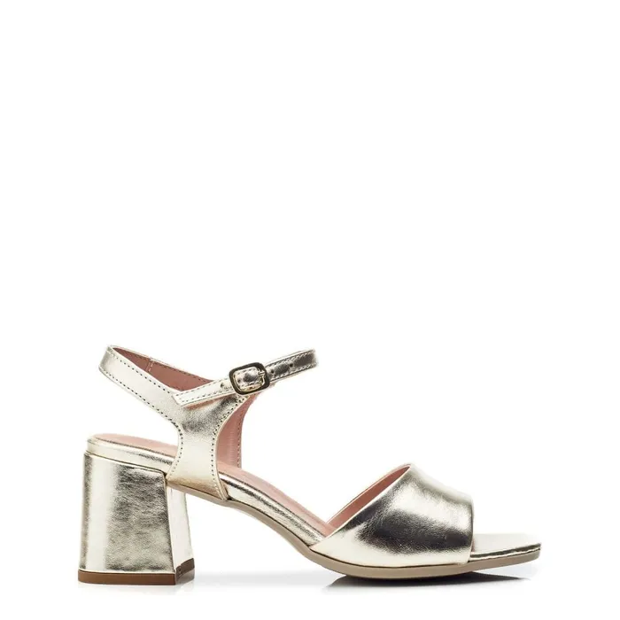 Heeled Sandals Women Moda In Pelle Bsoleful BMiresca Gold Leather