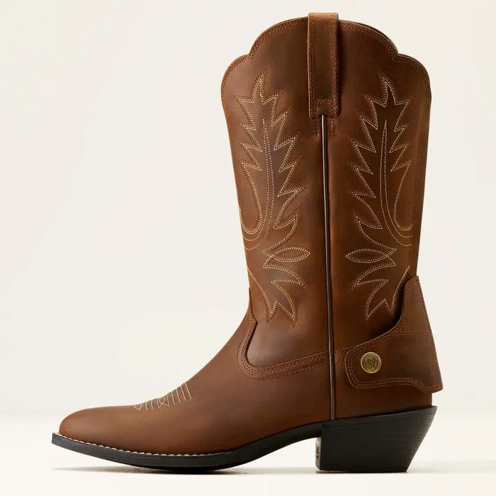Heritage R Toe EZ Zip Western Boot Distressed Brown Women Ariat Western Boots Heritage R Toe EZ Zip Western Boot Distressed Brown Women Ariat Western Boots
