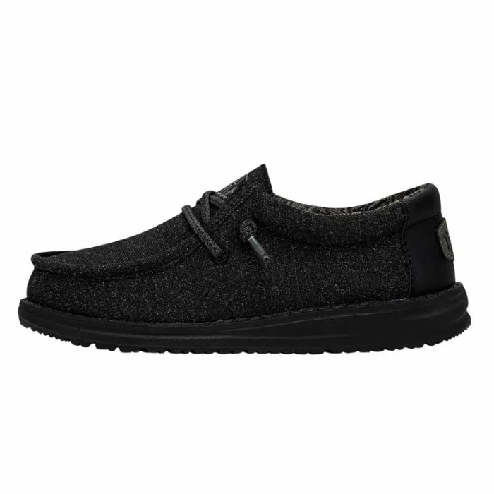 Hey Dude Big Kids Wally Youth Basic Black 8211 Kids