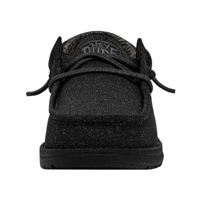 Hey Dude Big Kids Wally Youth Basic Black 8211 Kids Hey Dude Big Kids Wally Youth Basic Black 8211 Kids