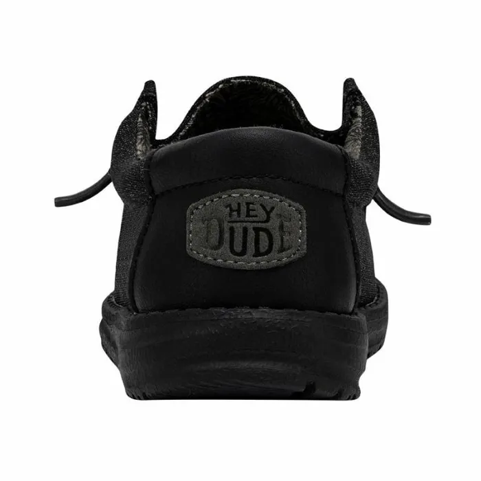 Hey Dude Big Kids Wally Youth Basic Black 8211 Kids Hey Dude Big Kids Wally Youth Basic Black 8211 Kids
