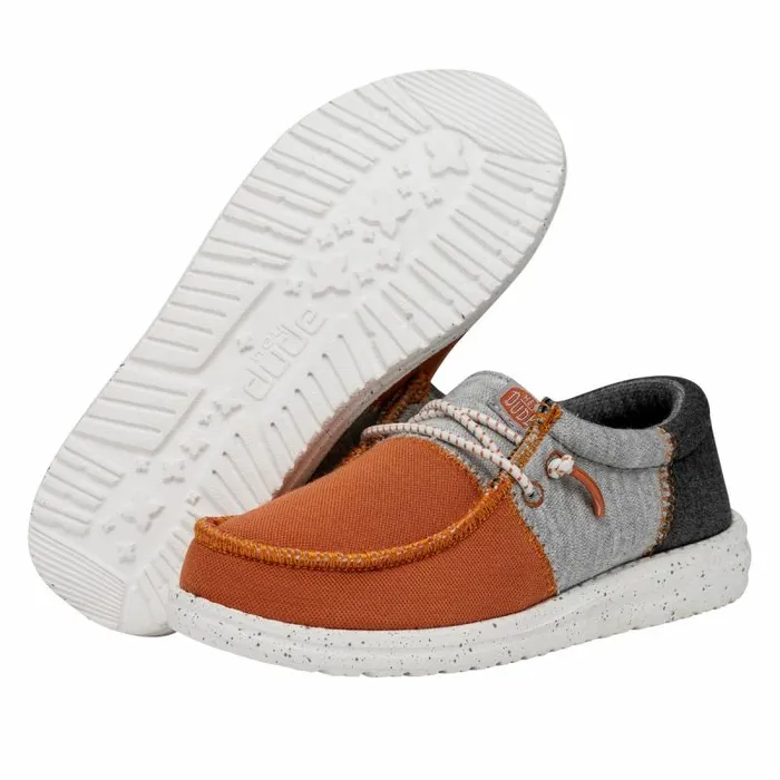 Hey Dude Big Kids Wally Youth Tri Varsity Orange 8211 Kids Hey Dude Big Kids Wally Youth Tri Varsity Orange 8211 Kids