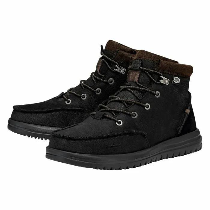 Hey Dude Boots Bradley Boot Leather Black 8211 Men Hey Dude Boots Bradley Boot Leather Black 8211 Men