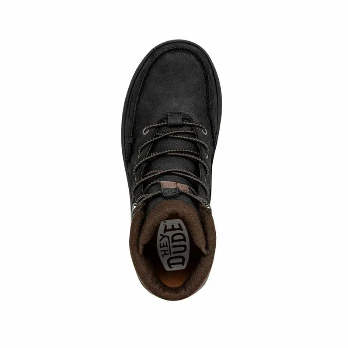 Hey Dude Boots Bradley Boot Leather Black 8211 Men Hey Dude Boots Bradley Boot Leather Black 8211 Men