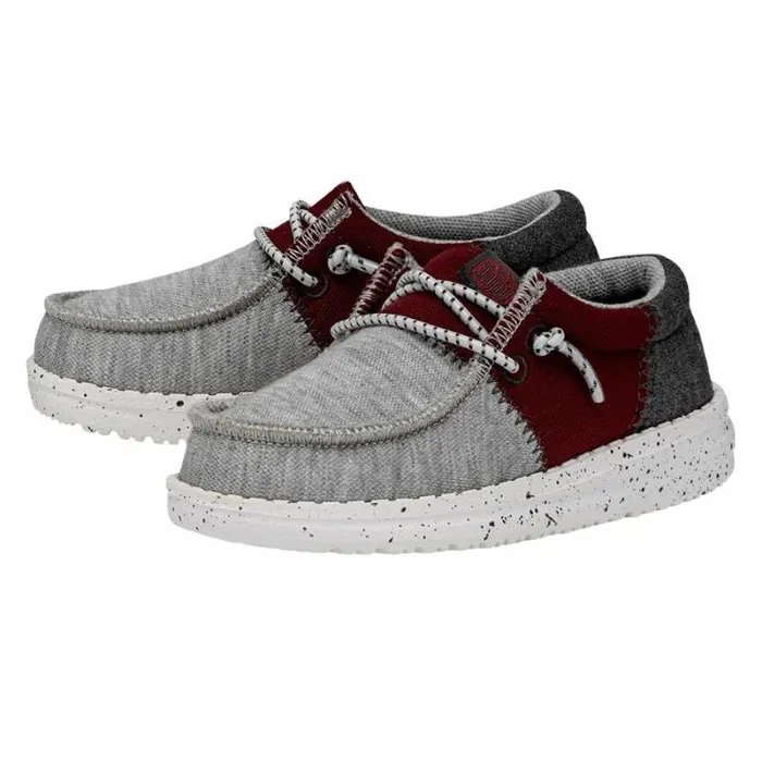 Hey Dude Little Kids Wally Toddler Tri Varsity Crimson 8211 Kids Hey Dude Little Kids Wally Toddler Tri Varsity Crimson 8211 Kids