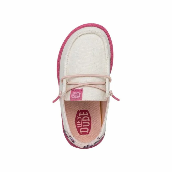 Hey Dude Little Kids Wendy Toddler Hearts White 8211 Kids Hey Dude Little Kids Wendy Toddler Hearts White 8211 Kids