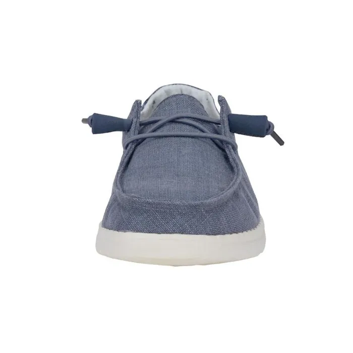 Hey Dude Wendy Wendy Chambray Navy White 8211 Women Hey Dude Wendy Wendy Chambray Navy White 8211 Women