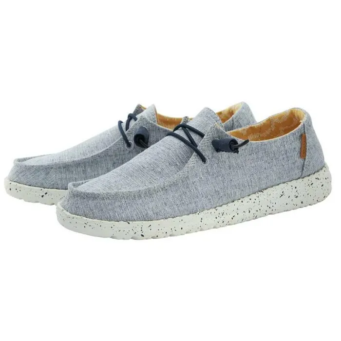 Hey Dude Wendy Wendy Chambray White Blue 8211 Women Hey Dude Wendy Wendy Chambray White Blue 8211 Women