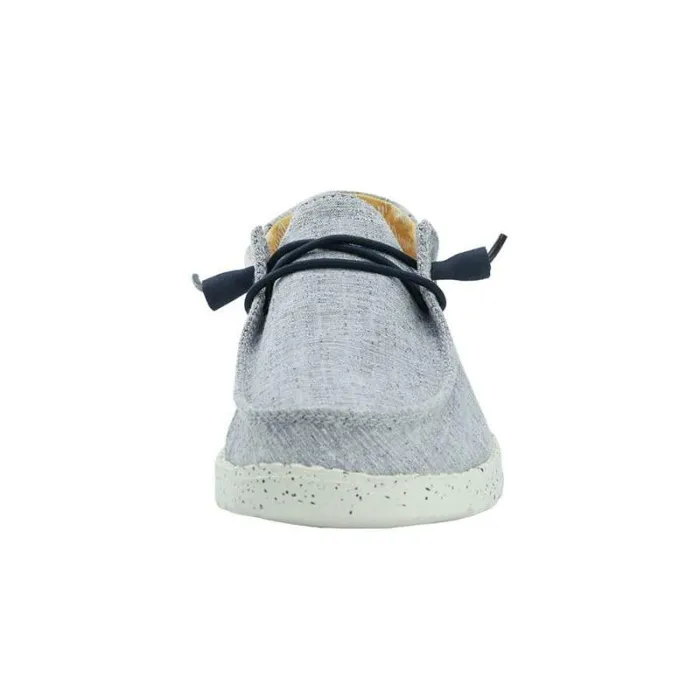 Hey Dude Wendy Wendy Chambray White Blue 8211 Women Hey Dude Wendy Wendy Chambray White Blue 8211 Women