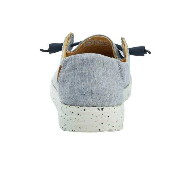 Hey Dude Wendy Wendy Chambray White Blue 8211 Women Hey Dude Wendy Wendy Chambray White Blue 8211 Women
