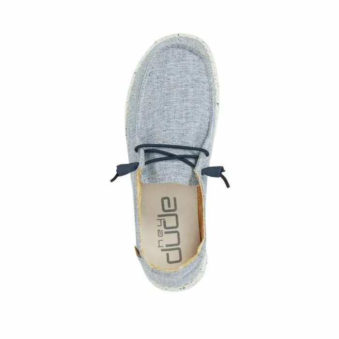 Hey Dude Wendy Wendy Chambray White Blue 8211 Women Hey Dude Wendy Wendy Chambray White Blue 8211 Women