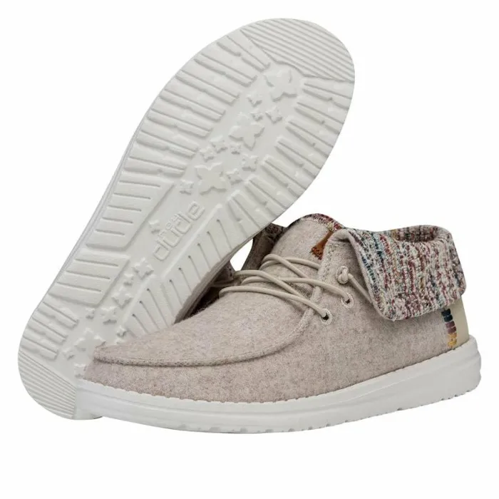Hey Dude Wendy Wendy Fold Baja Cream Multi 8211 Women Hey Dude Wendy Wendy Fold Baja Cream Multi 8211 Women