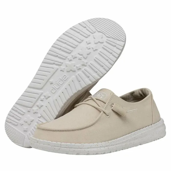 Hey Dude Wendy Wendy Slub Canvas Natural 8211 Women Hey Dude Wendy Wendy Slub Canvas Natural 8211 Women