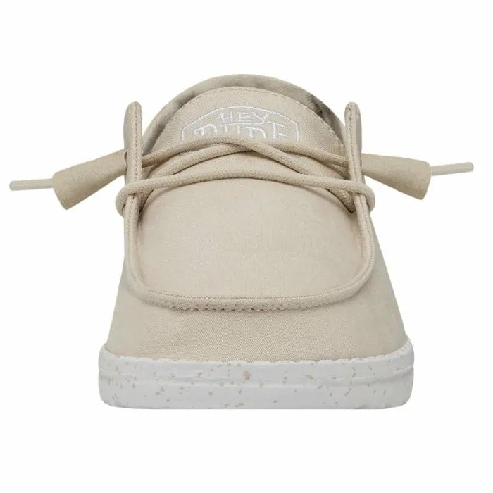 Hey Dude Wendy Wendy Slub Canvas Natural 8211 Women Hey Dude Wendy Wendy Slub Canvas Natural 8211 Women