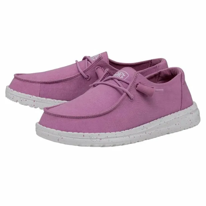 Hey Dude Wendy Wendy Slub Canvas Violet 8211 Women Hey Dude Wendy Wendy Slub Canvas Violet 8211 Women