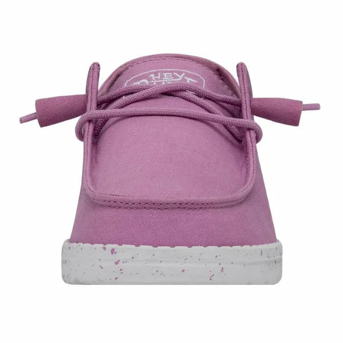 Hey Dude Wendy Wendy Slub Canvas Violet 8211 Women Hey Dude Wendy Wendy Slub Canvas Violet 8211 Women