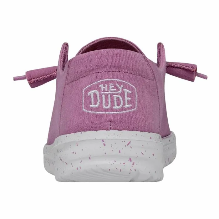 Hey Dude Wendy Wendy Slub Canvas Violet 8211 Women Hey Dude Wendy Wendy Slub Canvas Violet 8211 Women