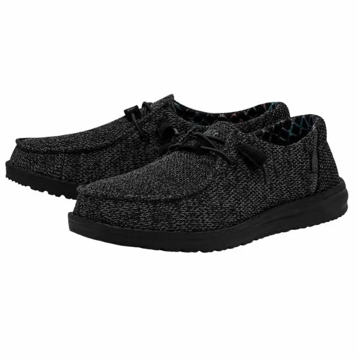 Hey Dude Wendy Wendy Sox Micro Total Black 8211 Women Hey Dude Wendy Wendy Sox Micro Total Black 8211 Women