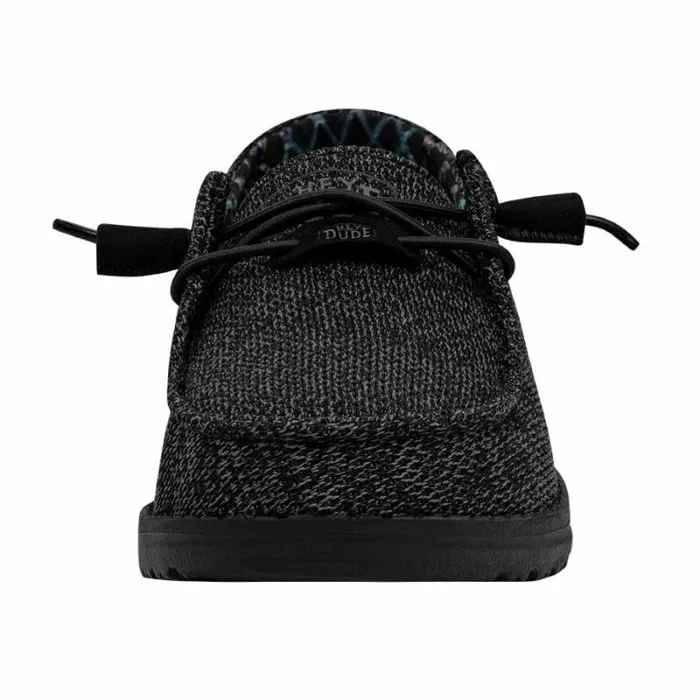 Hey Dude Wendy Wendy Sox Micro Total Black 8211 Women Hey Dude Wendy Wendy Sox Micro Total Black 8211 Women