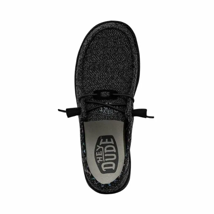 Hey Dude Wendy Wendy Sox Micro Total Black 8211 Women Hey Dude Wendy Wendy Sox Micro Total Black 8211 Women