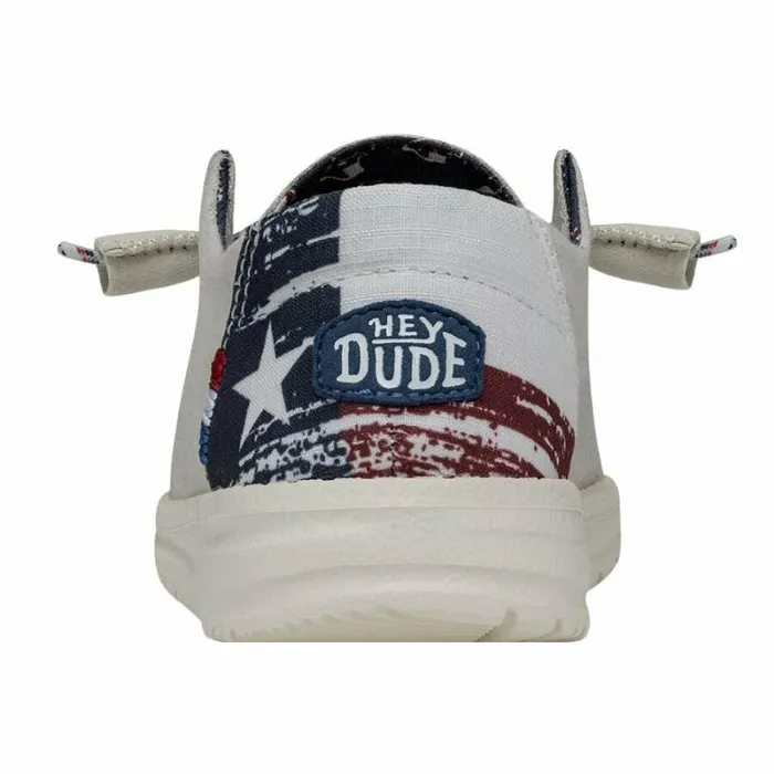 Hey Dude Wendy Wendy Texas Canvas Off White 8211 Women Hey Dude Wendy Wendy Texas Canvas Off White 8211 Women