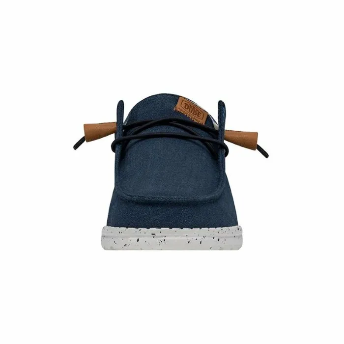 Hey Dude Wendy Wendy Washed Canvas Navy 8211 Women Hey Dude Wendy Wendy Washed Canvas Navy 8211 Women