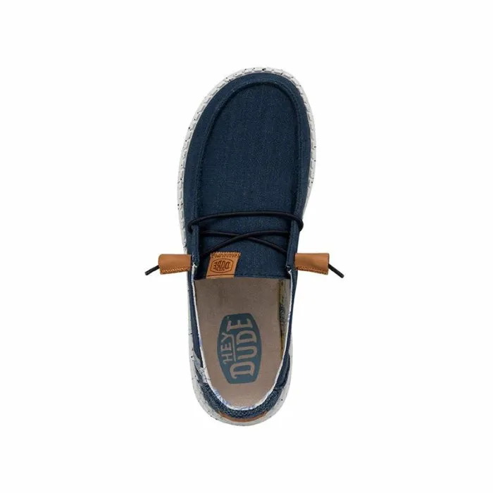 Hey Dude Wendy Wendy Washed Canvas Navy 8211 Women Hey Dude Wendy Wendy Washed Canvas Navy 8211 Women