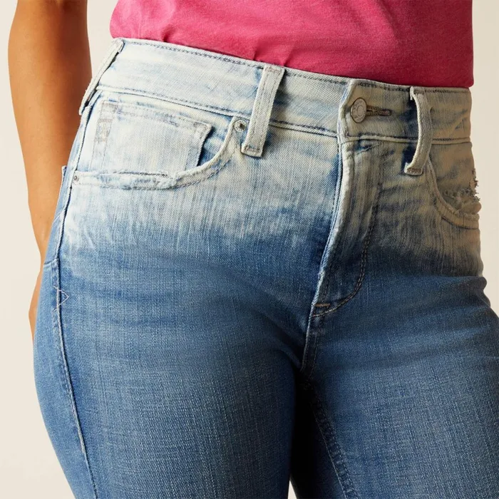 High Rise Jazmine Flare Ombre Women Ariat Denim High Rise Jazmine Flare Ombre Women Ariat Denim