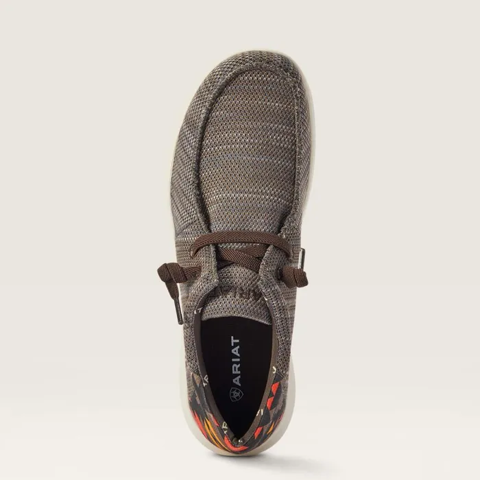 Hilo Heathered Brownred Southwest Print Men Ariat Shoes and Sneakers Hilo Heathered Brownred Southwest Print Men Ariat Shoes and Sneakers