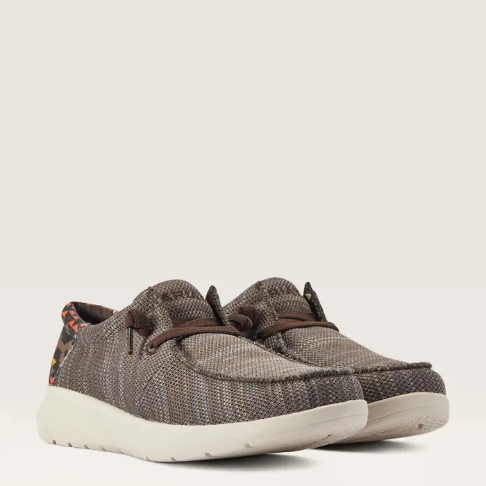 Hilo Heathered Brownred Southwest Print Men Ariat Shoes and Sneakers Hilo Heathered Brownred Southwest Print Men Ariat Shoes and Sneakers