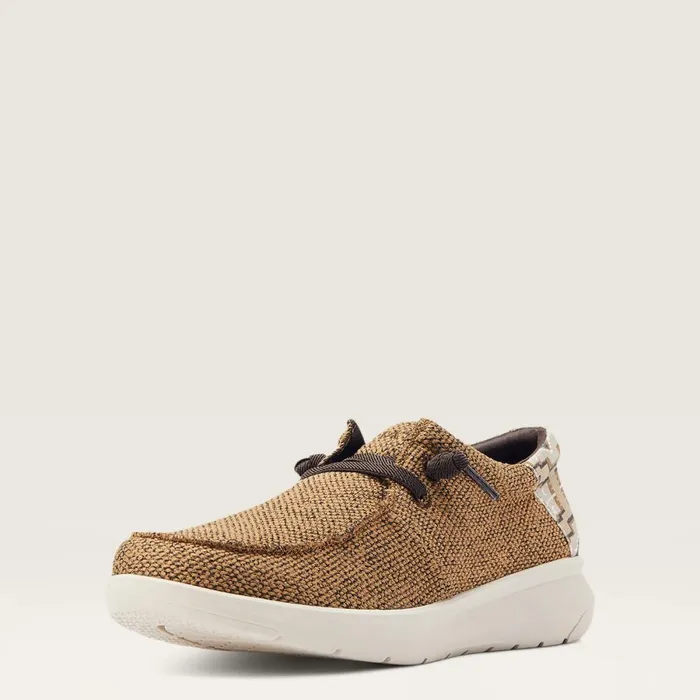 Hilo Heathered Sandcream Southwest Print Men Ariat Shoes and Sneakers