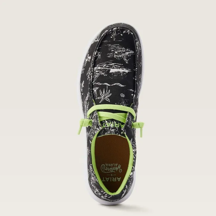 Hilo Western Aloha Black Aloha Toile Men Ariat Shoes and Sneakers Hilo Western Aloha Black Aloha Toile Men Ariat Shoes and Sneakers